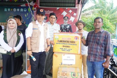25 Pelaku Usaha Aceh Jaya Dapat Bantuan Pascabencana dari BPBA
