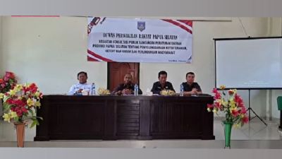 Bupati Boven Digoel Ajak Warga Terlibat Aktif dalam Penyusunan Raperdasi Ketertiban Umum