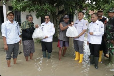 Air Setinggi 50 Sentimeter Genangi Desa Bojong, Brebes Siaga Banjir Susulan