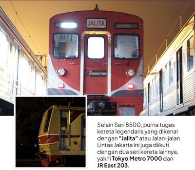 KAI Commuter Resmi Lepas KRL Seri 7000, 8500, dan 203, Intip Mini Museum JALITA di Jakarta Kota!