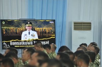 Hadiri Apel Komando Kewilayahan, Luthfi Mengajak TNI Untuk Bekerjasama Tanggulangi Kemiskinan.