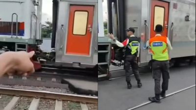 Aksi Heroik! Penumpang Temukan Coupler Lokomotif Lepas dan Hentikan Kereta