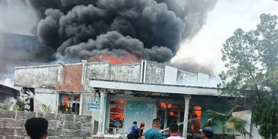 Api Mengamuk, Satu Unit Rumah Hangus Dilalap Api di Bitung