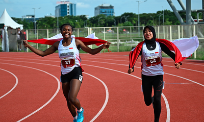 Enam Medali Sekaligus! Indonesia Mendominasi Nomor 100 Meter