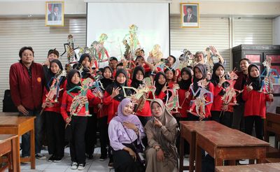 Edukasi Seru: Animasi, Dolanan, dan Wayang Kulit Warnai Kelas Inspirasi di SD Muhammadiyah