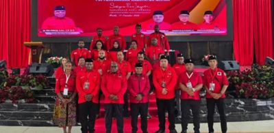 Adrian Andhika Thie Terpilih Pimpin DPC PDIP Mimika 2025–2030, Konfercab Berjalan Dinamis dan Penuh Kehadiran Tokoh Penting