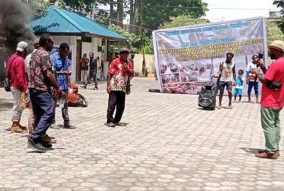 Gelombang Protes Masyarakat Adat Tsingwarop Mengguncang Timika, Tuntut Kompensasi 10 Persen dari PTFI