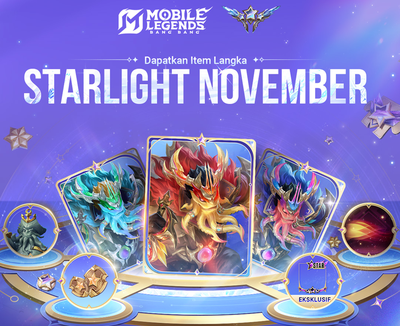 Skin Starlight Baru Bulan November di Mobile Legend: Bane Lord of Scalding Seas