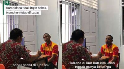 Bikin Haru! Mantan Napi Ini Pilih Tetap di Lapas Karena Tak Punya Keluarga