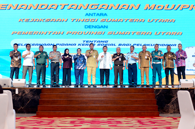 Pidana Kerja Sosial Mulai Jalan di Sumut, Keadilan Humanis Jadi Prioritas