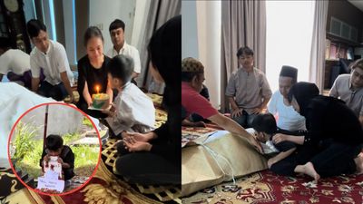 Haru, Anak Ini Berduka Kehilangan Ayah di Hari Ulang Tahun