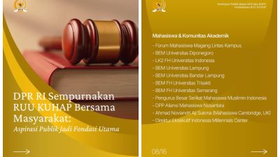 BEM Universitas Diponegoro Somasi DPR RI Terkait Pencatutan Nama