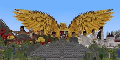 Kreator Minecraft Indonesia Juara di Kompetisi MrBeast, Garuda Pancasila Jadi Bintang