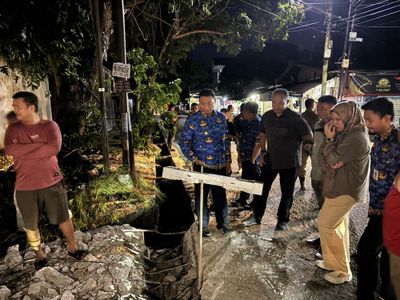 Protes Tunda Bayar, Kontraktor Hendrik Hancurkan Box Culvert di Pekanbaru