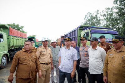 Pasca Aksi Warga Turun Ke Jalan Pengawasan Aktifitas Truk Tambang di Bojonegara–Puloampel Diperketat