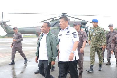 Gubernur Hidayat Arsani Antar Menteri ESDM dan Jaksa Agung Usai Tuntaskan Kunjungan Kerja di Desa Mabat