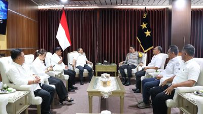 Kapolda Kaltara Terima Kunjungan Silaturahmi Dari Kakanwil BPN Provinsi Kaltara Beserta Jajaran