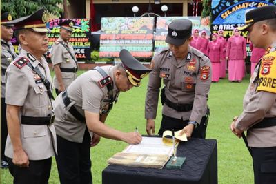 Polres Maros Gelar Sertijab Sembilan Pejabat Utama, Sejumlah Kapolsek Berganti