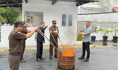 Polres Aceh Barat dan Kejari Meulaboh, Musnahkan 230 Gram Sabu, Bukti Perang Lawan Narkoba Makin Serius!