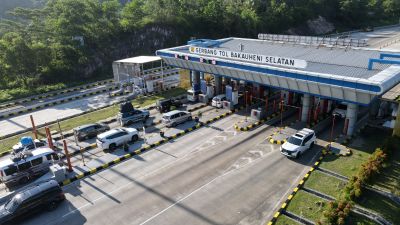 Arus Mudik–Balik Lebaran 2026, 450 Ribu Kendaraan Melintas di Tol Bakauheni–Terbanggi Besar