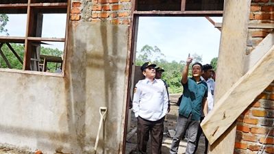Dorong Pemerataan Pembangunan, Wagub Tinjau Pembangunan Fasilitas SMK Negeri 1 Sembakung Atulai