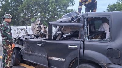 Penemuan Mobil Ringsek Muat Narkoba di Tol Bakauheni-Terbanggi Besar