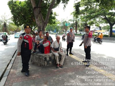 Tindak Lanjuti Aduan Warga, Polisi Razia Debt Collector di Jakarta Barat