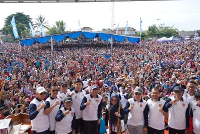 Ribuan Masyarakat Ikuti Jalan Sehat Bersama Gubernur Lampung, Peringati HUT ke-17 Kabupaten Mesuji