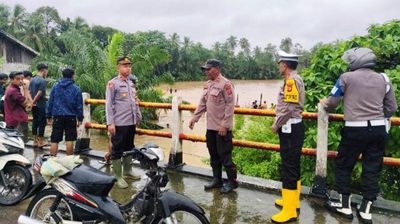 Banjir Rendam 12 Desa, Polres Aceh Timur Turun Lakukan Monitoring Cepat
