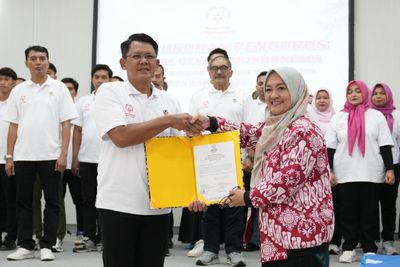 Dilantik Sebagai Ketua SOIna DIY 2025 - 2030, Wabup Sleman Danang Siap Berdayakan Difabel Jadi Atlit Nasional Hingga Internasional