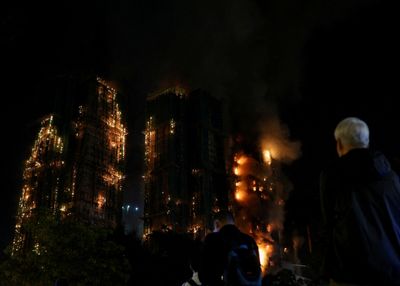 Video Horor Kebakaran Apartemen 31 Lantai Wang Fuk Hong Kong, 13 Orang Tewas
