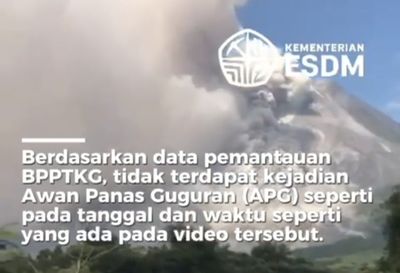 Geger Viral Awan Panas Merapi, BPPTKG Tegaskan Itu Hoaks Dan Status Terkini Siaga Level III