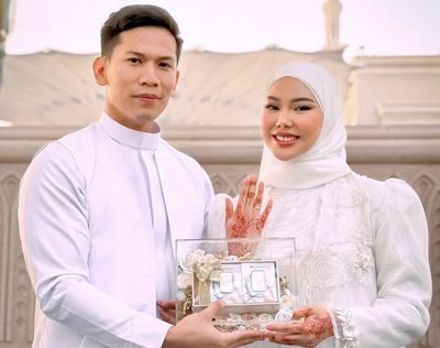 Selamat! Dara Arafah dan Rehan Mubarak Gelar Akad di Madinah