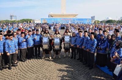 Solidaritas ASN Menggema di HUT ke-54 KORPRI, Menteri Rini Tekankan Reformasi Birokrasi Berkelanjutan