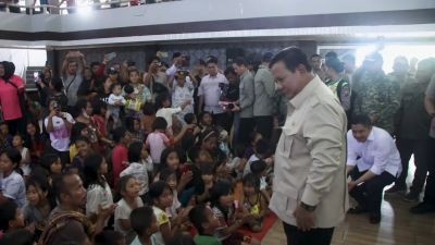 Kunjungan Presiden Prabowo Subianto ke Korban Banjir Bandang di Aceh Tenggara
