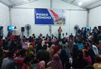 Komdigi Dirikan Posko Trauma Healing untuk Pulihkan Warga Hamparan Perak