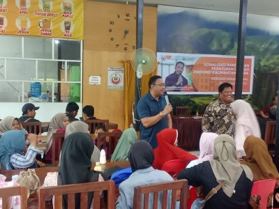 Syamsuddin Arfah Sosialisasikan Raperda Tentang Kesejahteraan Sosial Kepada Masyarakat Tarakan
