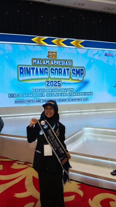 Siswi SMP IT DHBS Bontang, Aqeela Far ah Sanika, Melaju ke Finalis Sobat Bintang SMP 2025 Tingkat Nasional