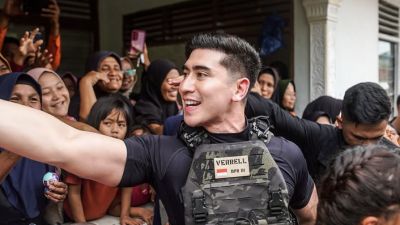 Verrell Bramasta Kunjungi Korban Banjir, Terima Hujatan Terkait Penampilannya