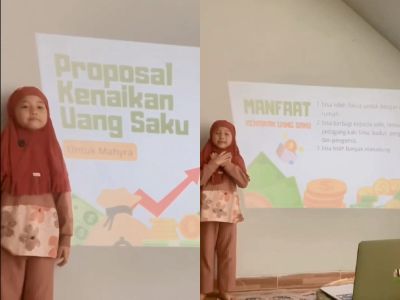 Viral Bocah Minta Kenaikan Uang Saku ke Ortu Pakai Presentasi: Latar Belakang Harga Jajanan Naik