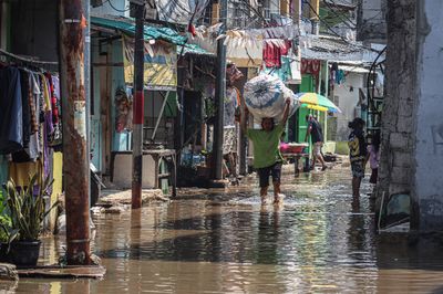 Banjir Rob di Jakarta Utara, Belasan RT Tergenang Air Laut