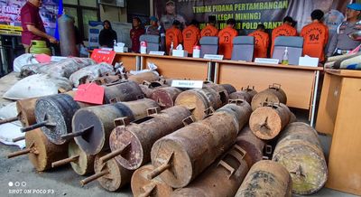 10 Lokasi Tambang Ilegal Di Banten Ditutup Polda Banten