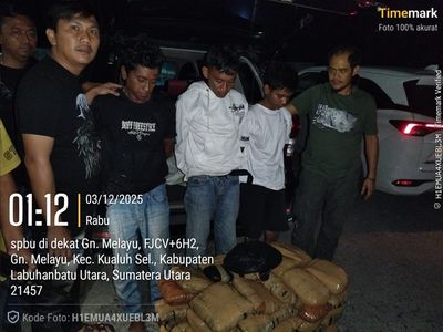 Bareskrim Polri Putus Jalan Kurir Narkoba di Sumut, 51 Kg Ganja Disita