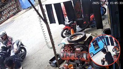 Viral Ibu-Ibu Lempar Botol Oli Kosong ke Bengkel, Aksi Mendadak yang Bikin Mekanik Heran