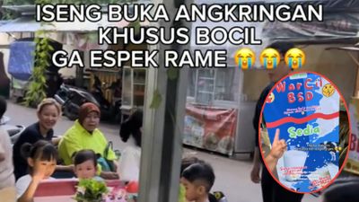 Iseng Buka Warung Jajan Mini untuk Anak-Anak, Pemuda Ini Kaget Pembelinya Membludak