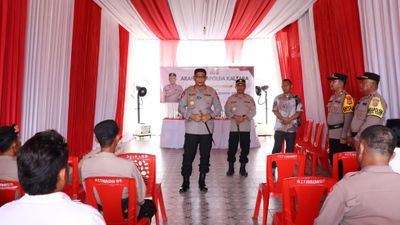 Kapolda Kaltara Laksanakan Kunjungan Kerja Ke Polsek Sebatik Timur