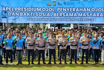 Kapolda Metro Jaya Apresiasi Polres Metro Tangerang Kota Libatkan Ojol dalam Menjaga Kamtibmas