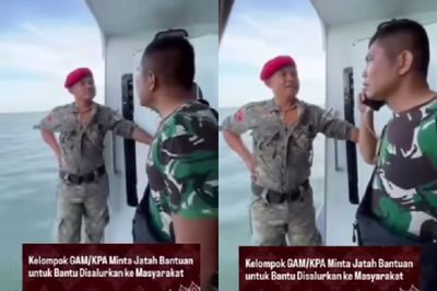 Viral Aksi Pria Disebut Anggota GAM Minta Jatah Bantuan Korban Banjir, Mabes TNI Buka Suara