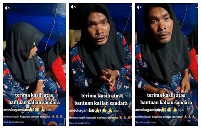 Viral! Laki-laki Korban Banjir Sumatra Terpaksa Pakai Baju Perempuan karena Kekurangan Pasokan Pakaian Pria