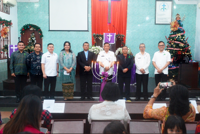Doa dan Kepedulian Warnai Perayaan Natal Dinas Kominfo Sumut 2025